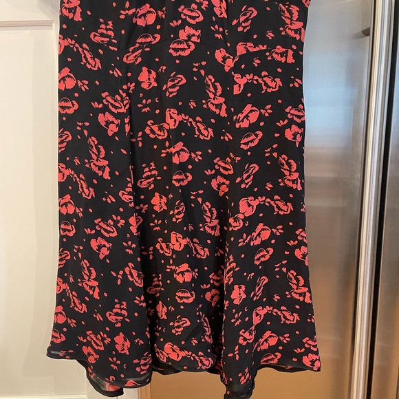 All Saints Floral and Black Dress Size 6 - Picture 2 of 8